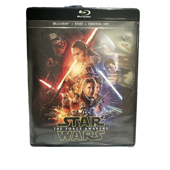 Star Wars The Force Awakens Blu-Ray Disc And Bonus Disc Only 2016 Edition - Picture 1 of 4